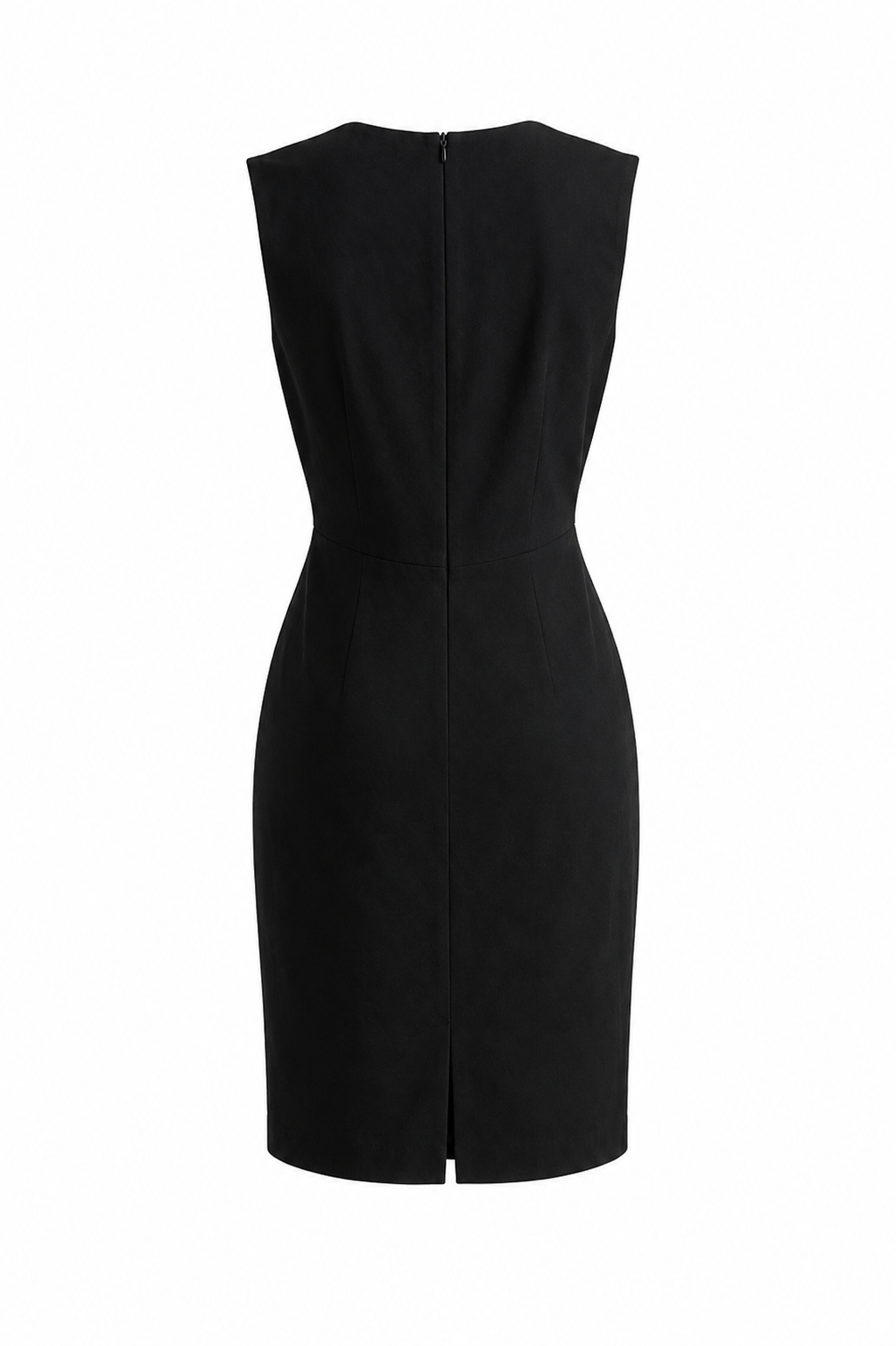 Sleeveless Keyhole Midi Dress