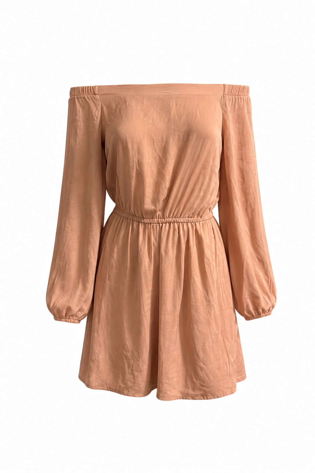Off Shoulder Long Sleeve Dress