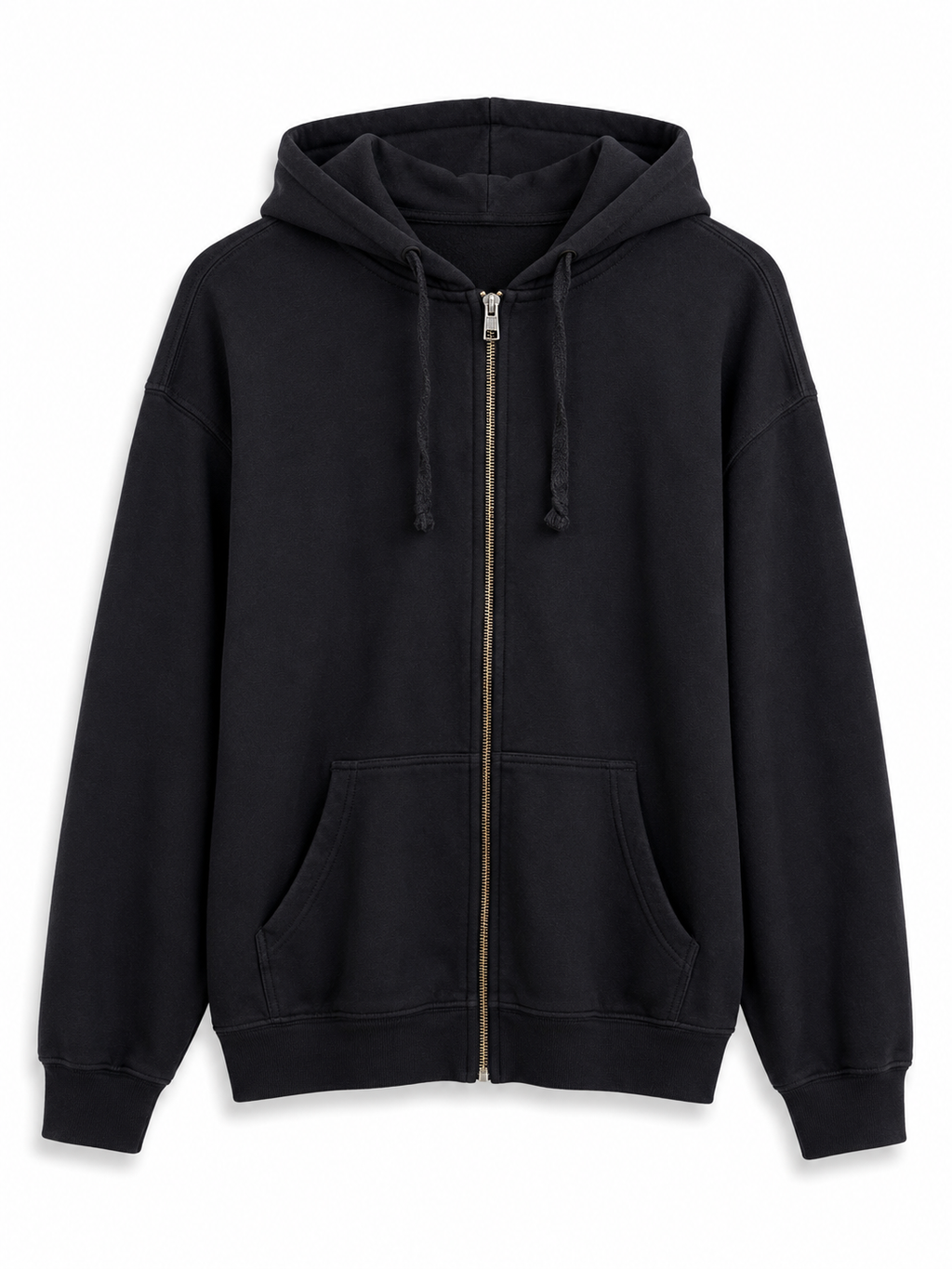 Black Zip Up Hoodie