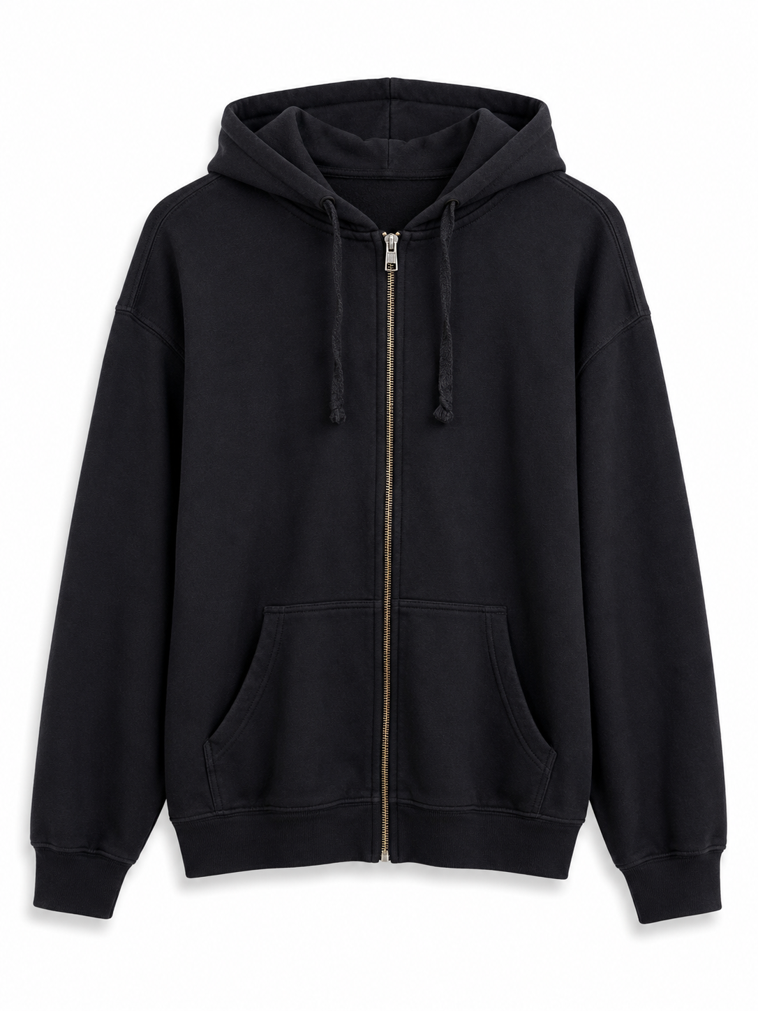 Black Zip Up Hoodie