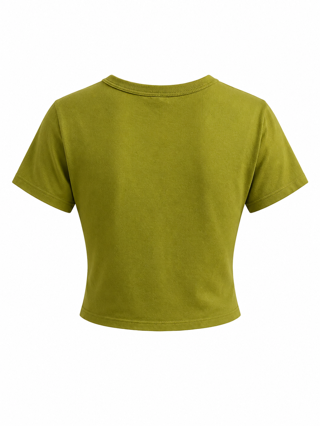 Lime Green Cropped Tee