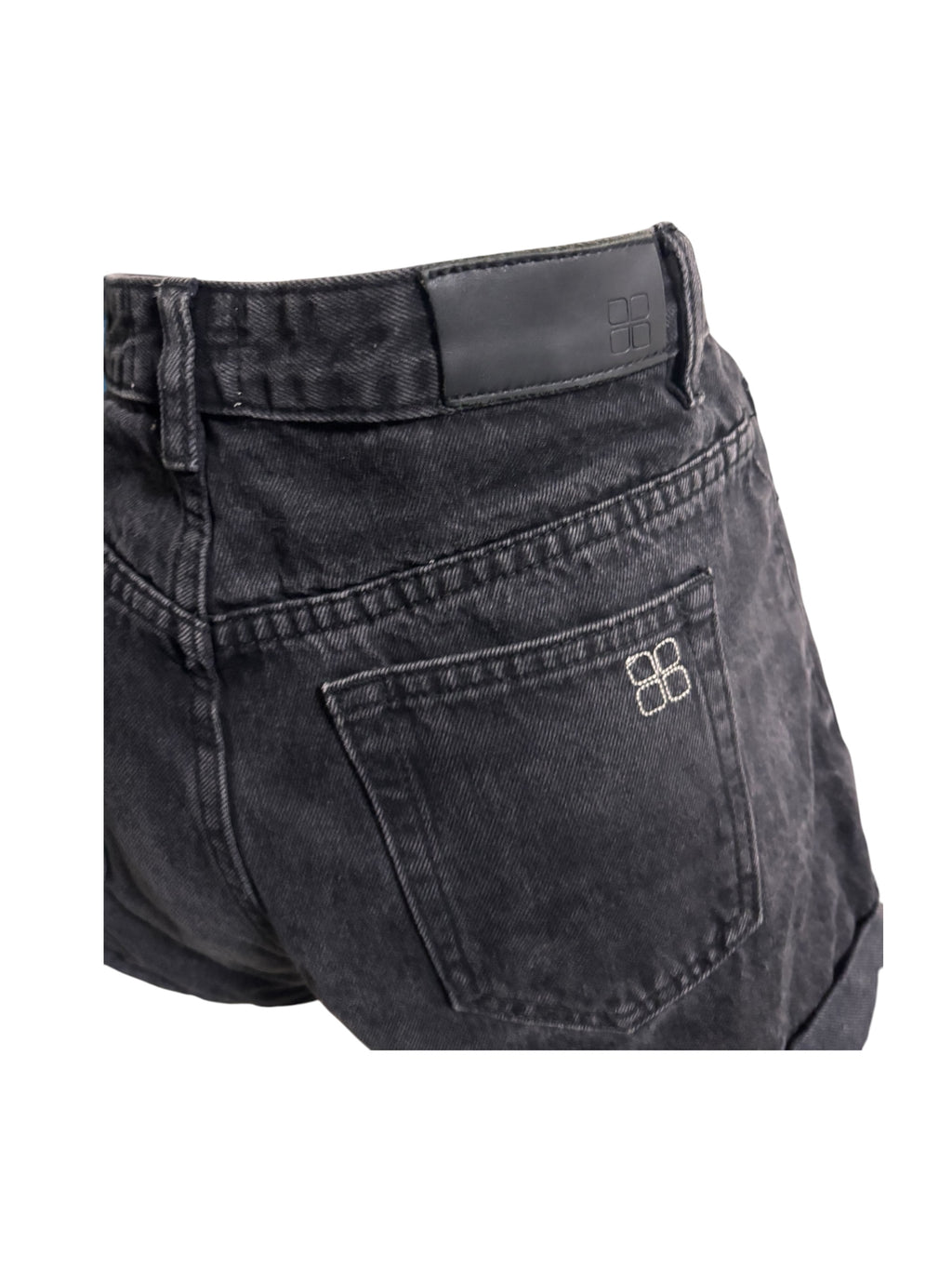Black Denim Shorts