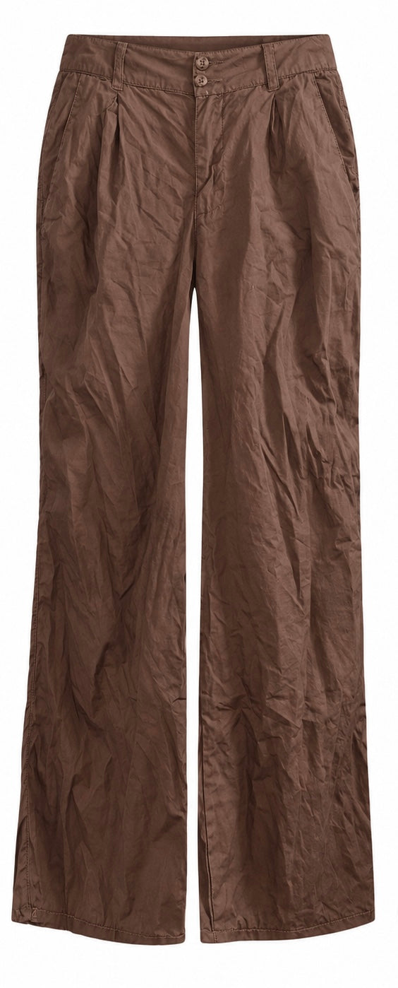 Brown Wide Leg Pants