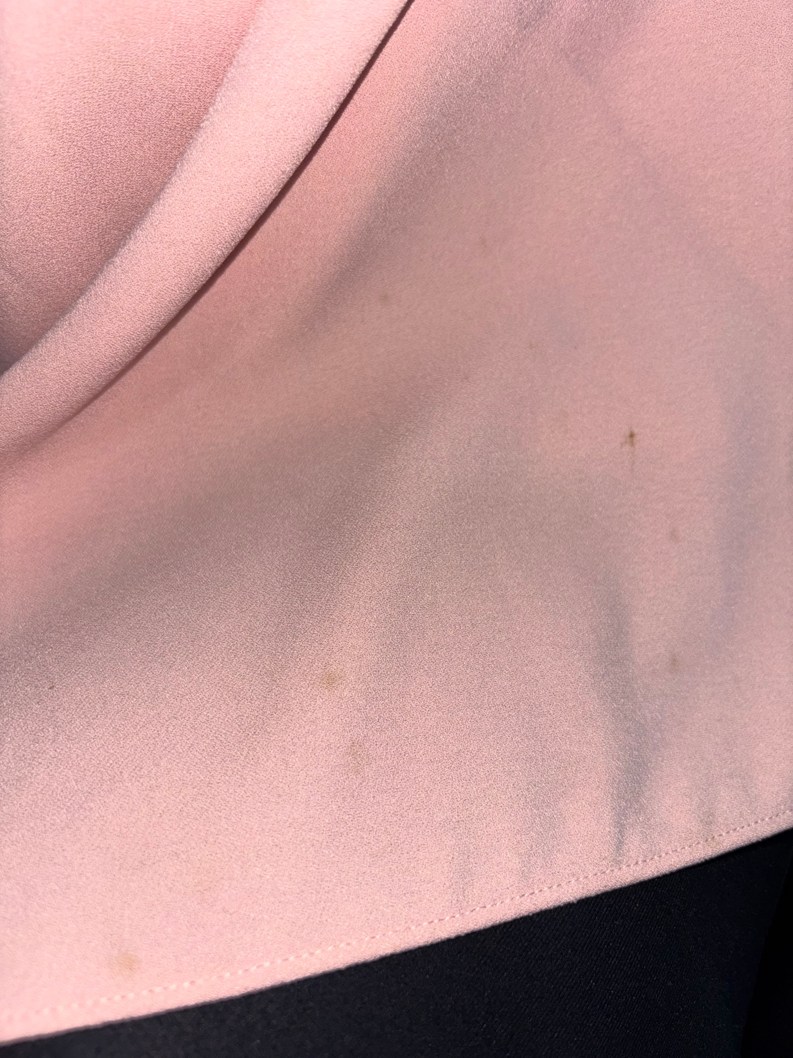 Blush Pink Lace Sleeve Top