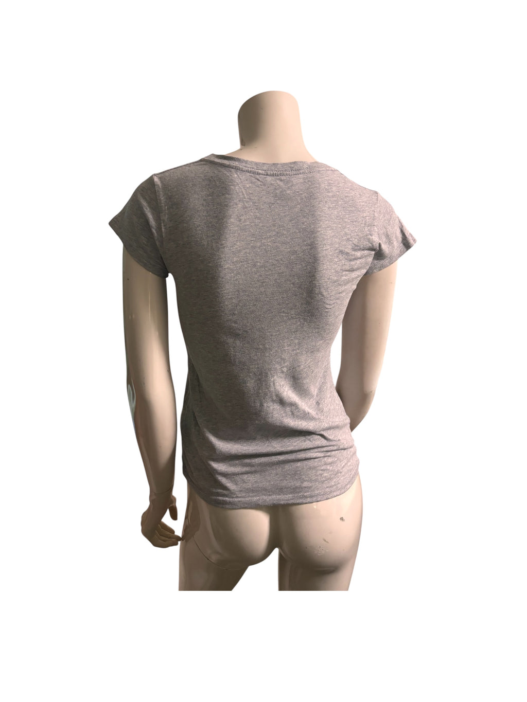 Grey Fitted Basic Tee
