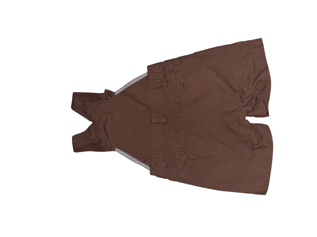 Baby Brown Short Overalls