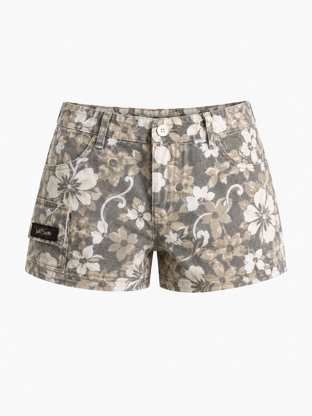 Wet Seal Floral Cargo Shorts
