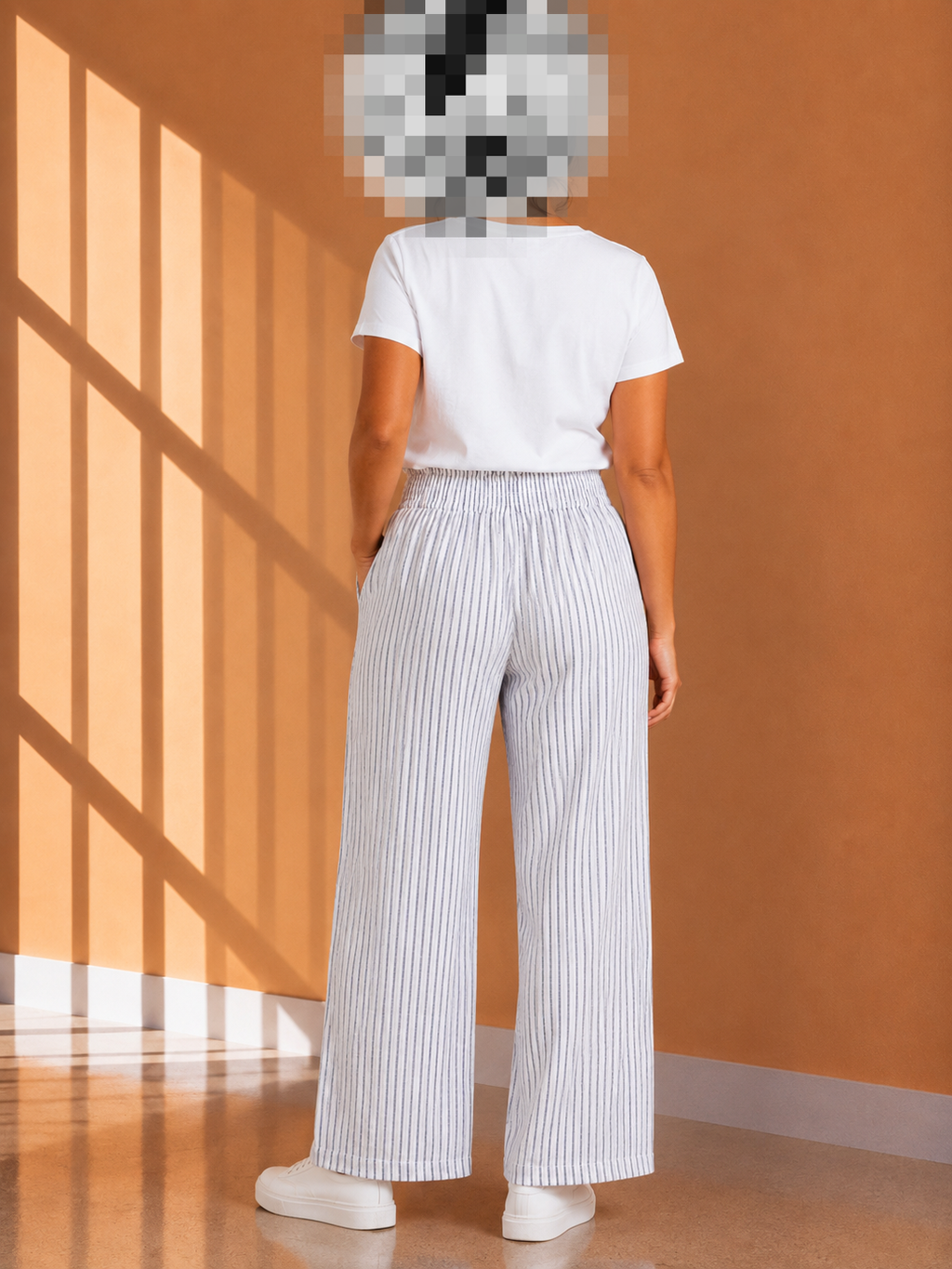 Striped Wide Leg Pants