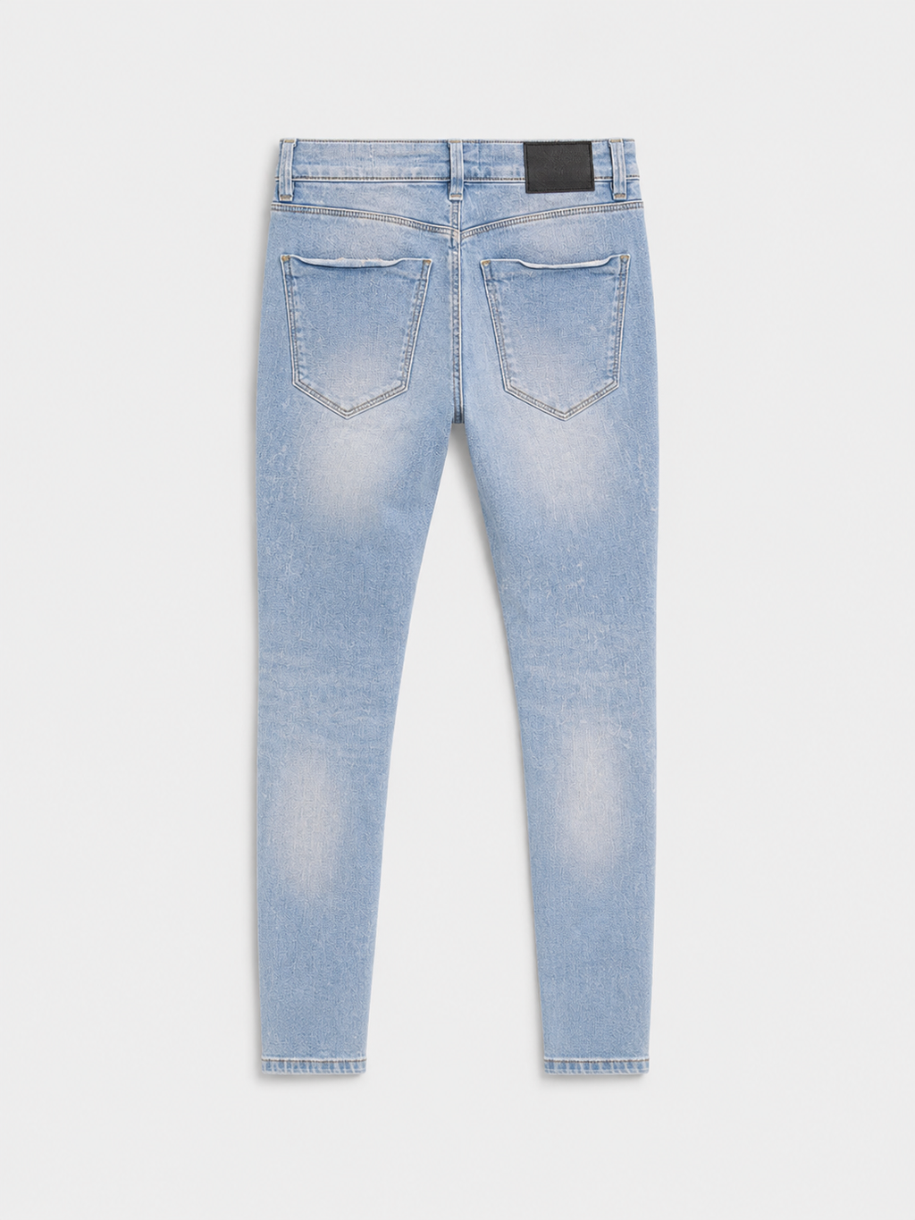 Light Wash Distressed Skinny Jeans