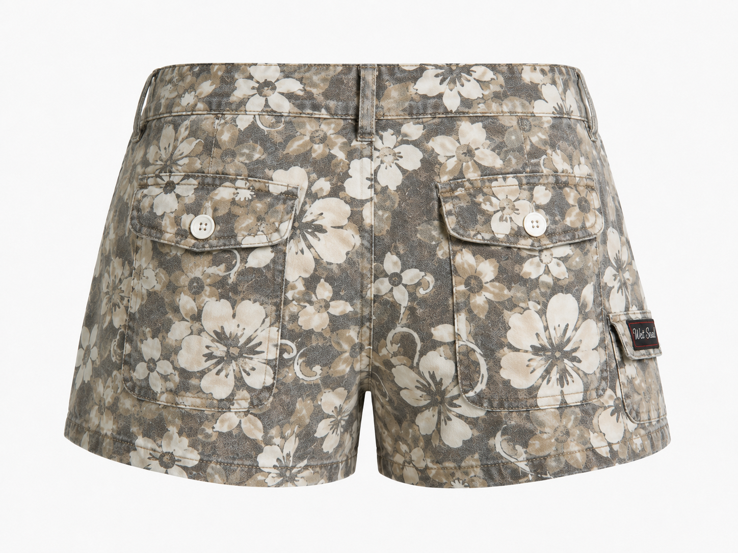 Wet Seal Floral Cargo Shorts