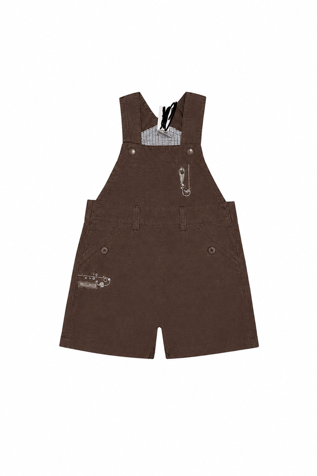 Baby Brown Short Overalls
