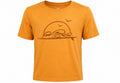 Orange Wave Graphic T-Shirt