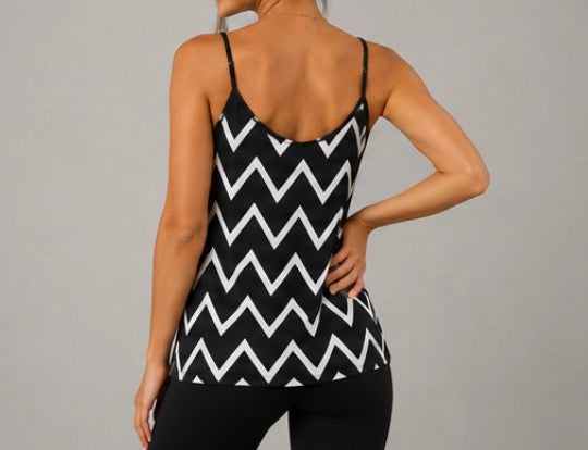 Black & White Chevron Cami