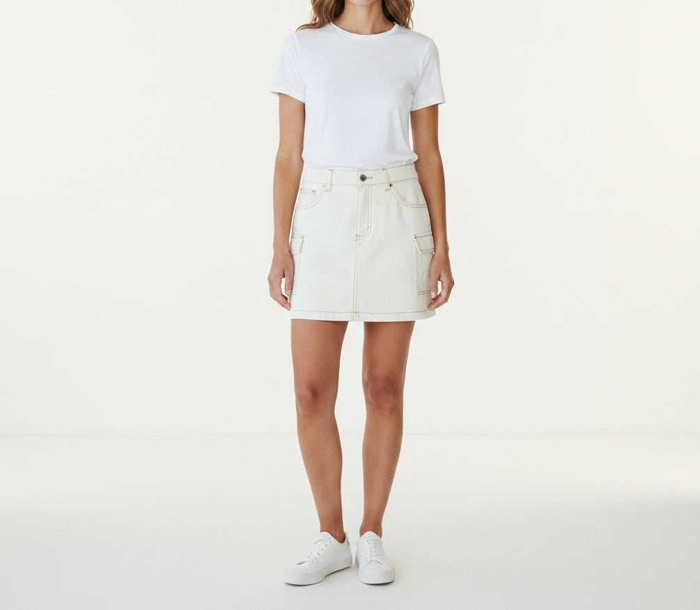 Denim Mini Skirt