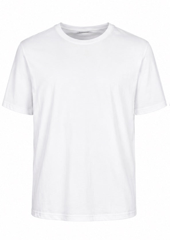 White Basic Short Sleeve T-Shirt