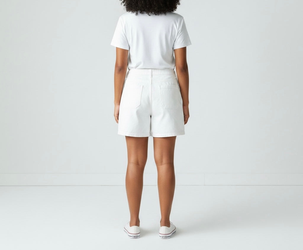 White Bermuda Shorts