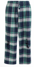 Green & Navy Plaid Lounge Pants