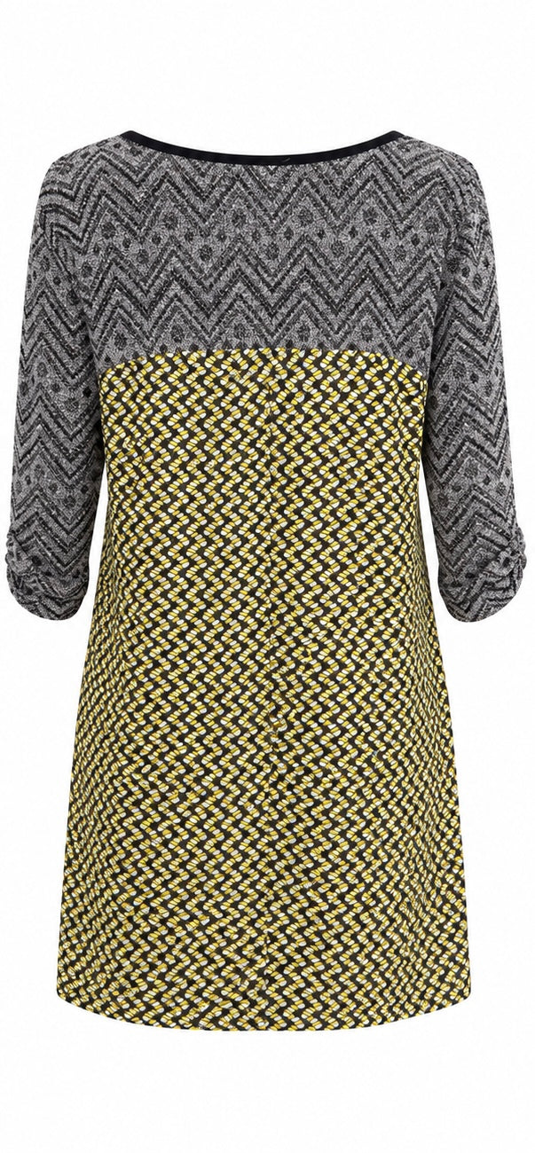 Patterned Shift Dress
