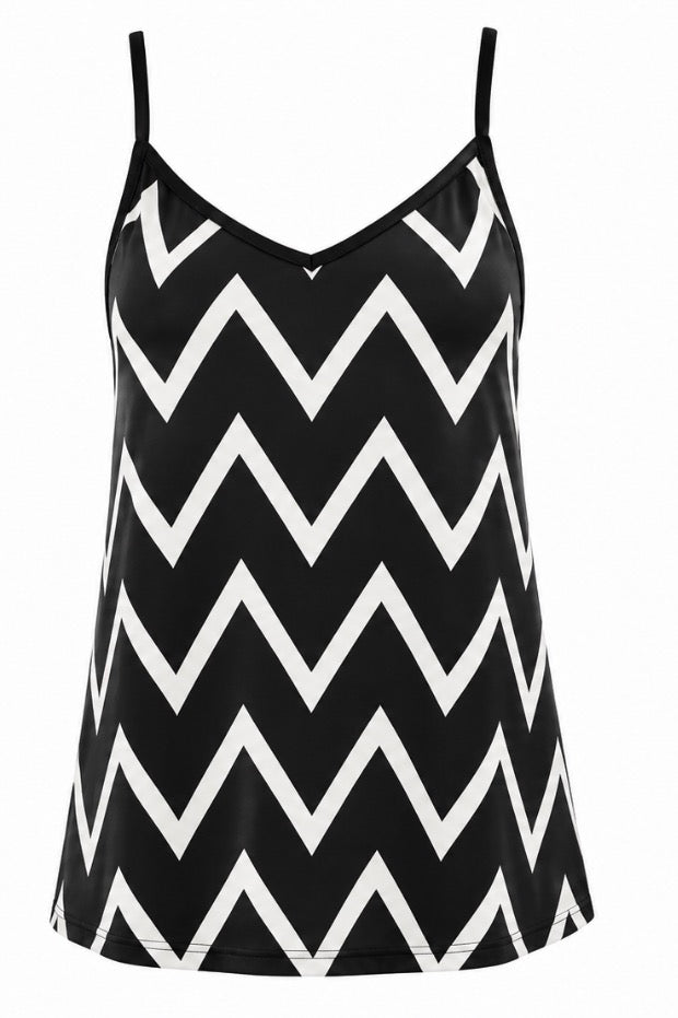 Black & White Chevron Cami
