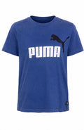 Puma Blue Logo T-Shirt