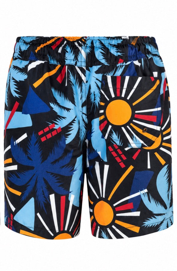 Tropical Print Swim Shorts