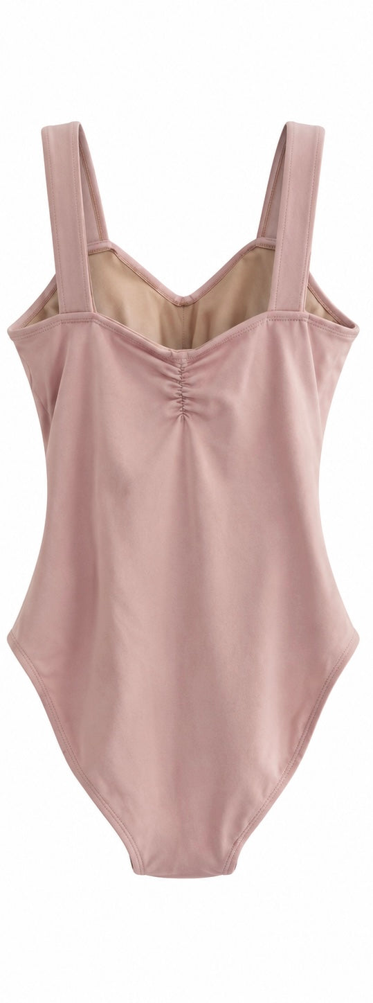 Dusty Pink Ruched Camisole Leotard