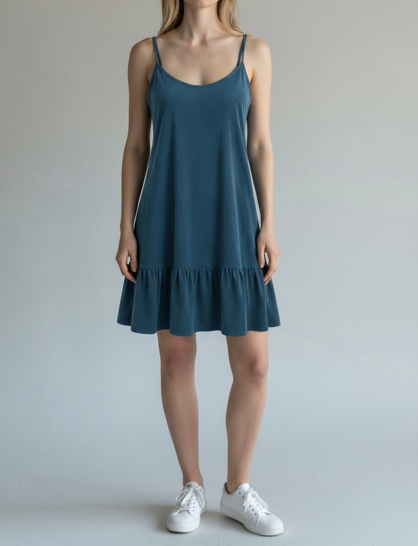 Frill Hem Mini Dress