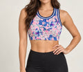 Floral Sports Crop Top