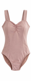 Dusty Pink Ruched Camisole Leotard