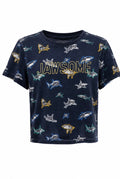 Navy Jawsome Shark T-Shirt