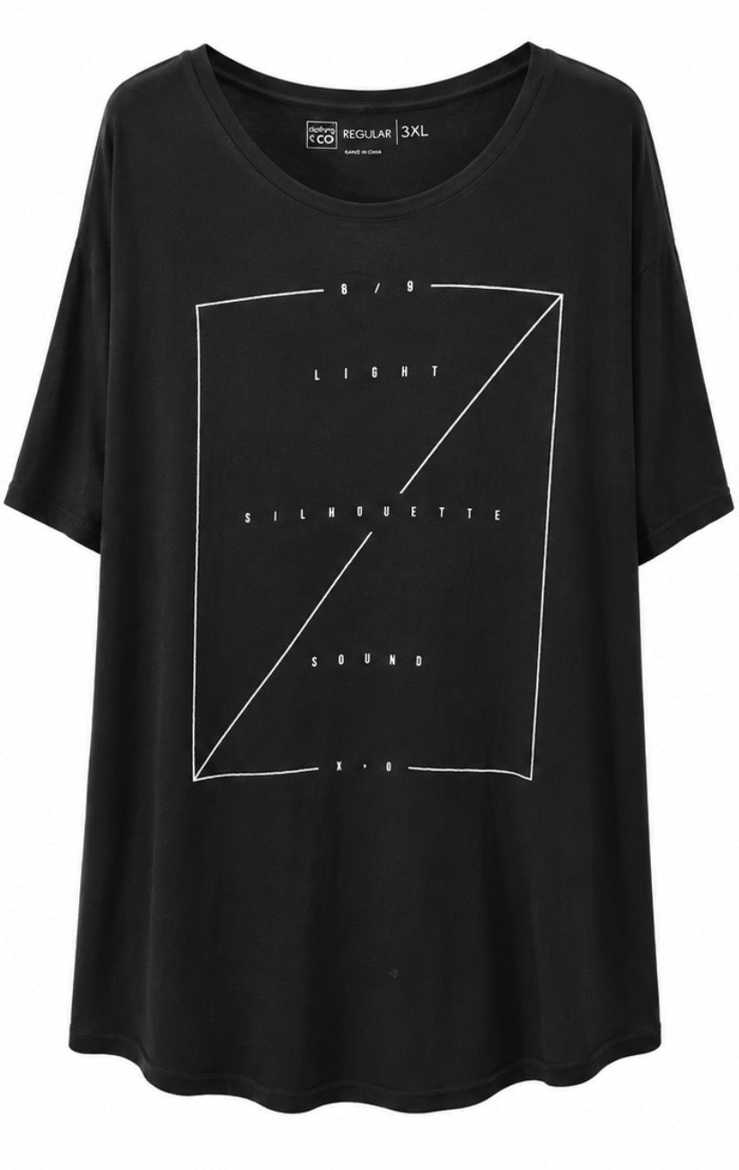 Black Graphic Tee
