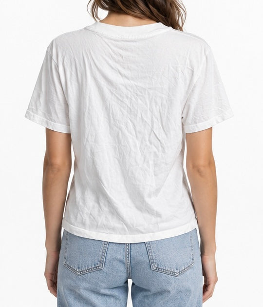 RVCA White Graphic T Shirt