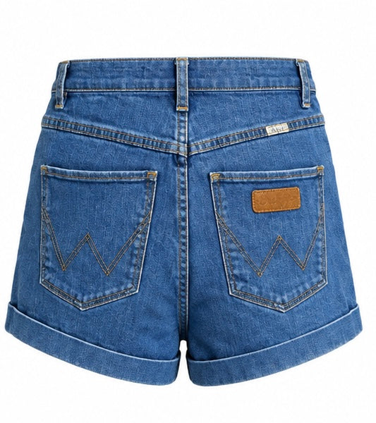 Wrangler Pin Up High Waisted Denim Shorts