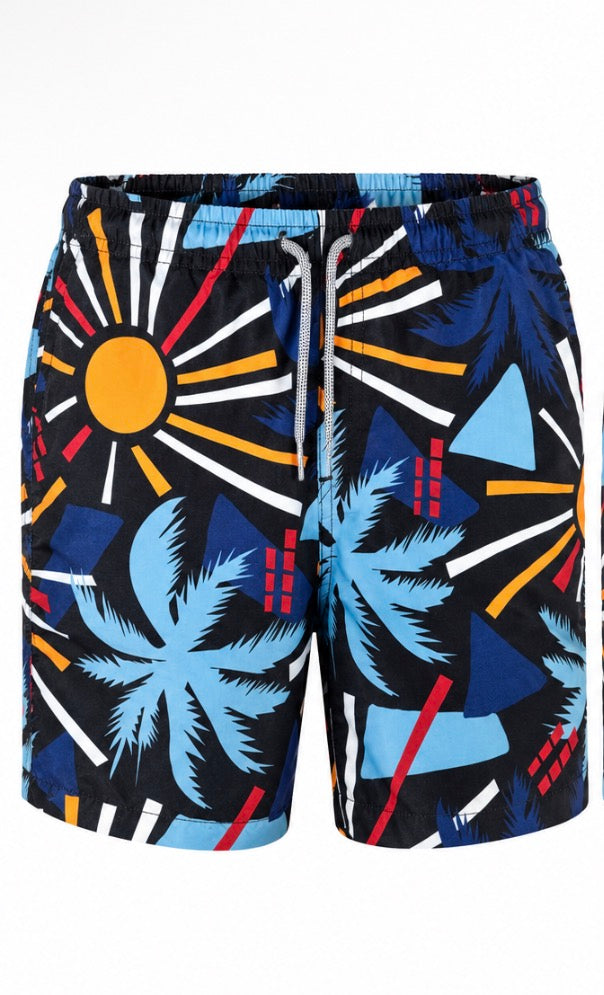 Tropical Print Swim Shorts