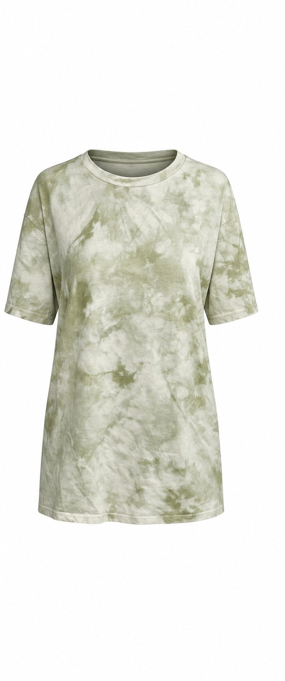Sage Green Tie Dye T-Shirt