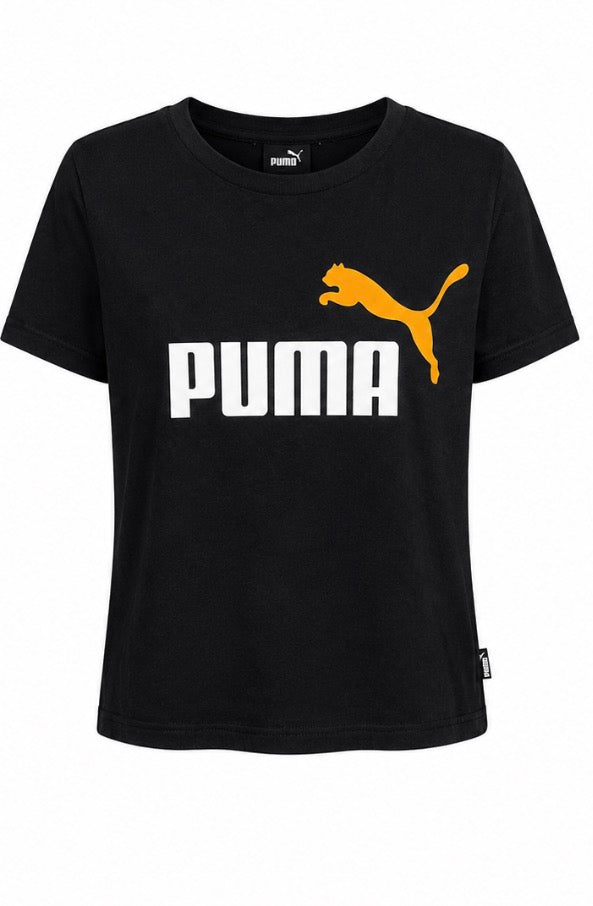 Puma Black Logo T-Shirt