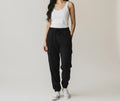 Black Cargo Jogger Pants