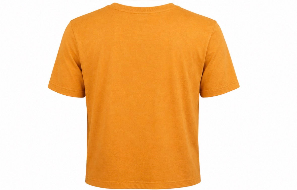 Orange Wave Graphic T-Shirt