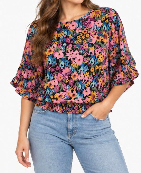 Multicolour Floral Blouse