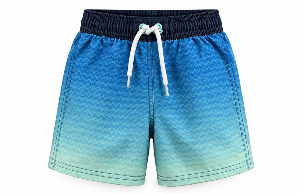 Blue Ombré Boys Swim Shorts