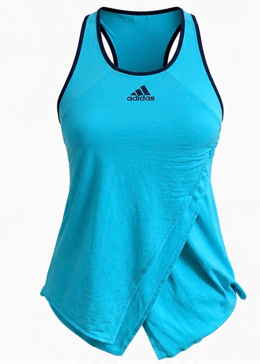 Adidas Blue Racerback Training Singlet