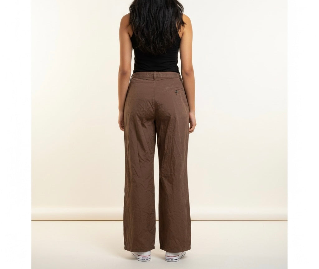 Brown Wide Leg Pants