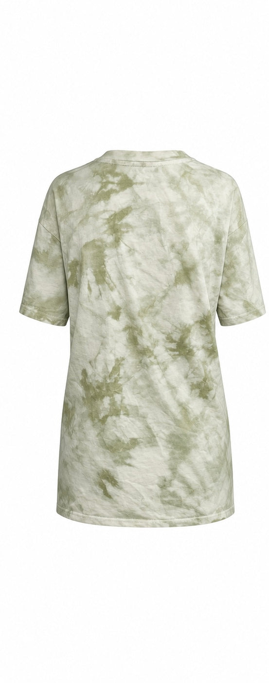 Sage Green Tie Dye T-Shirt