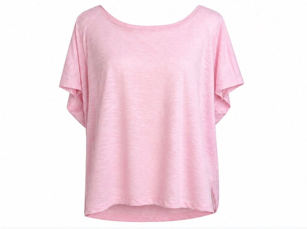 Blush Pink Relaxed Fit Top