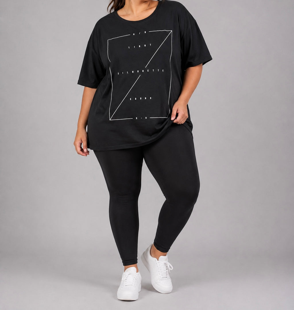 Black Graphic Tee