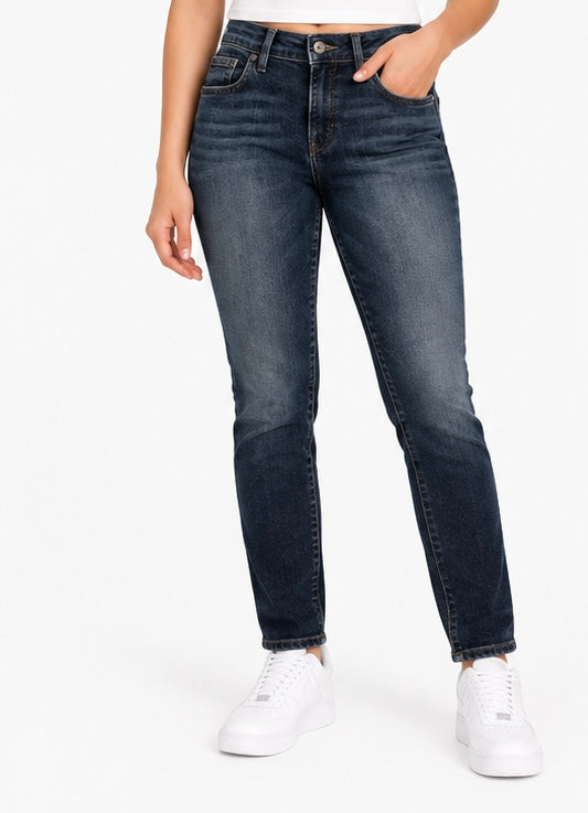 GUESS Dark Wash Straight Leg Jeans