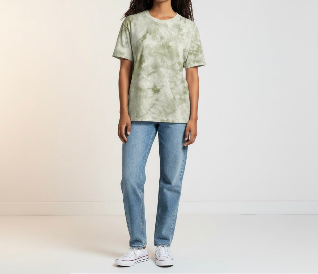 Sage Green Tie Dye T-Shirt