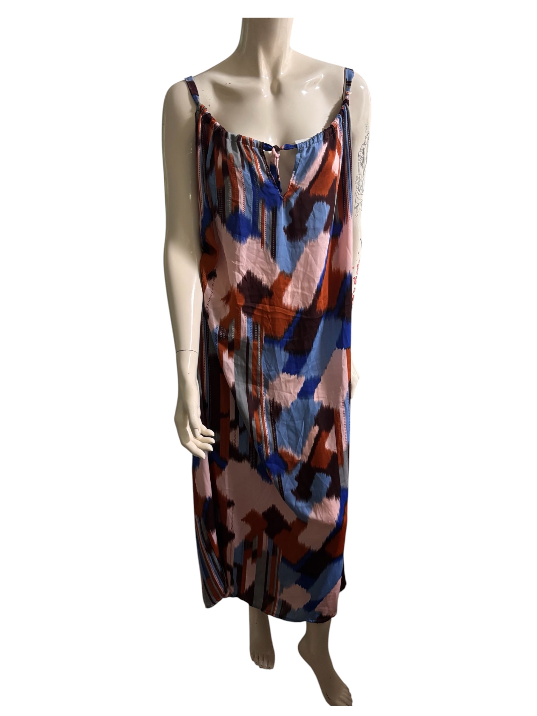 Abstract Print Dress