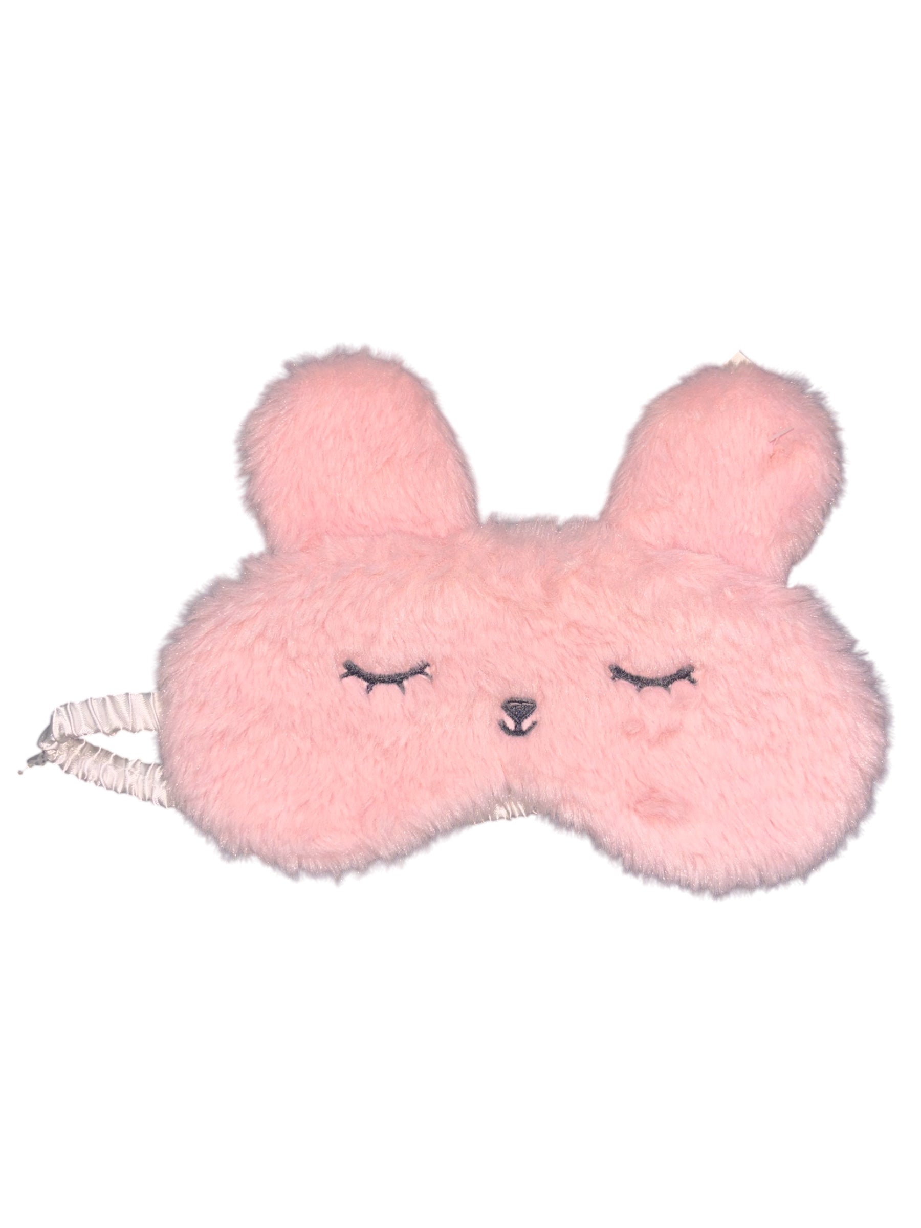 Pink Fluffy Bunny Sleep Mask
