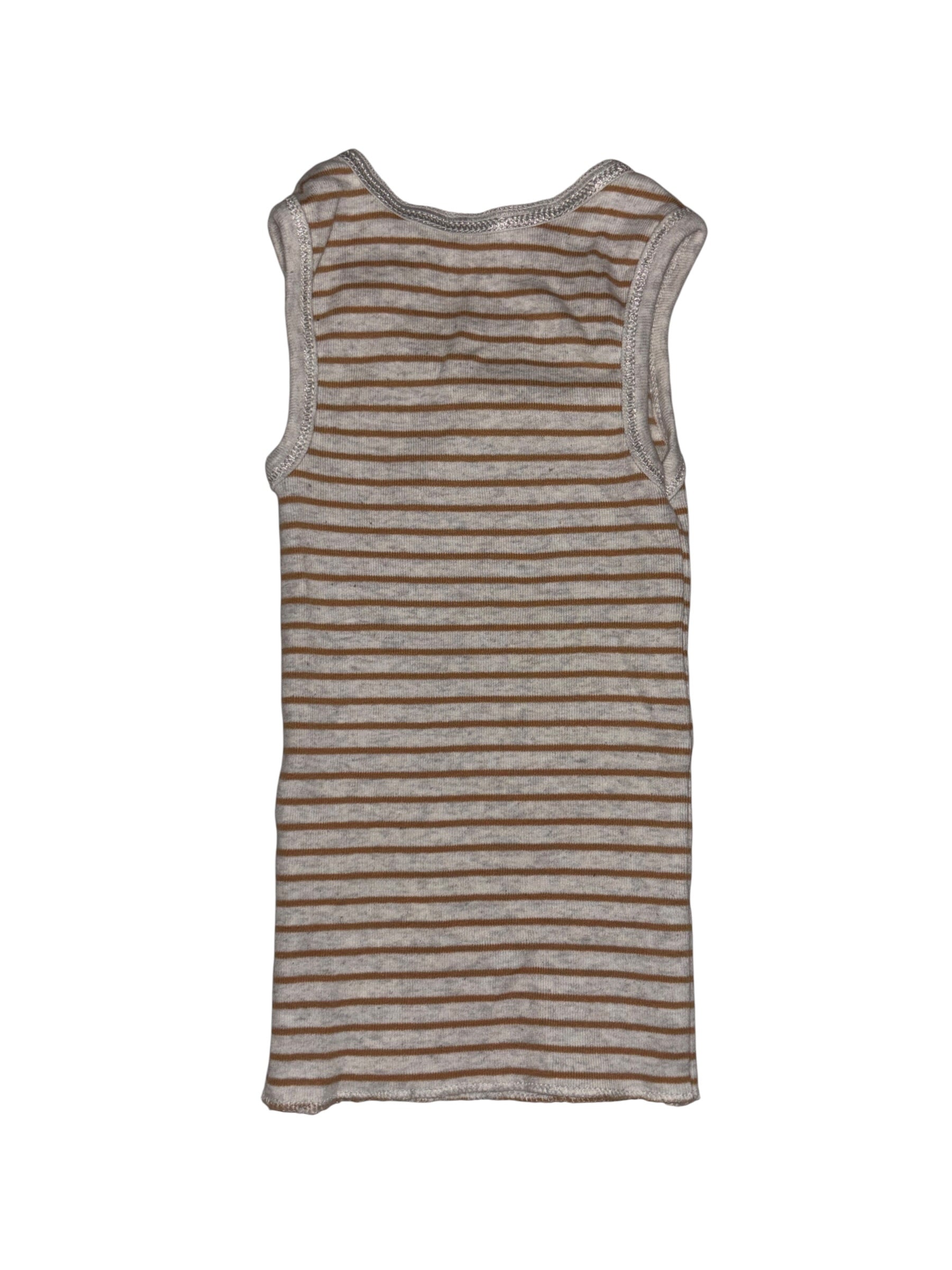 Baby Neutral Stripe Rib Tank